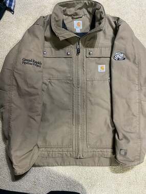 Carhartt Quick Duck Jefferson Traditional Jacket - Men's Size Medium Brown